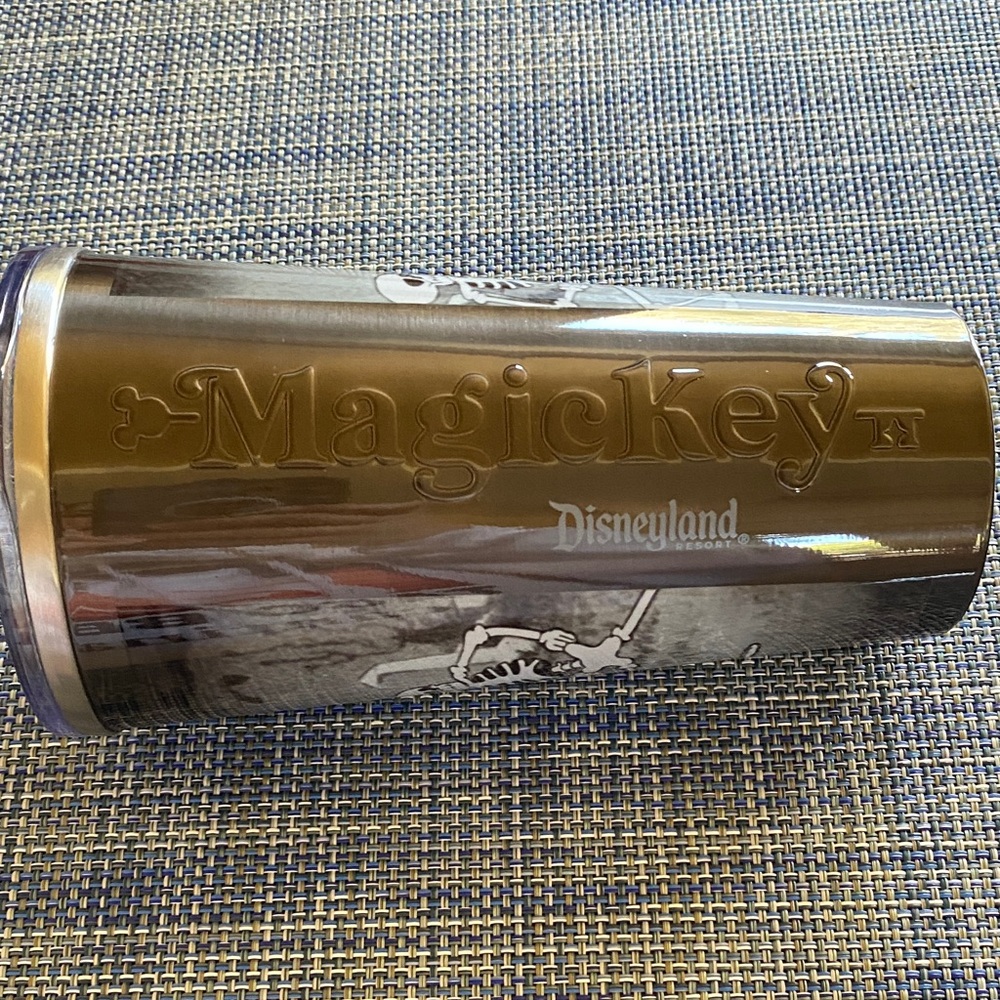 NEW Disneyland Halloween Symphony Skeleton Dance Magic Key stainless tumbler. - Picture 5 of 13
